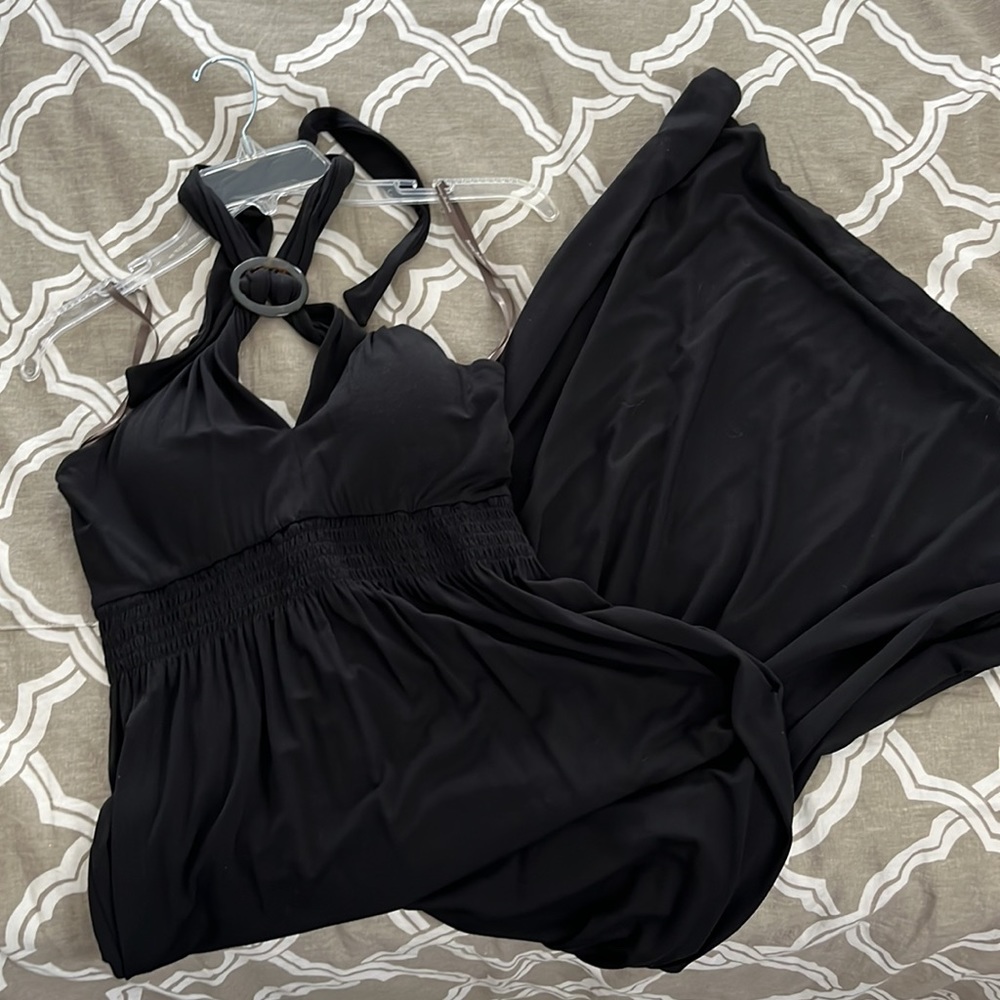Tommy Bahama halter maxi dress